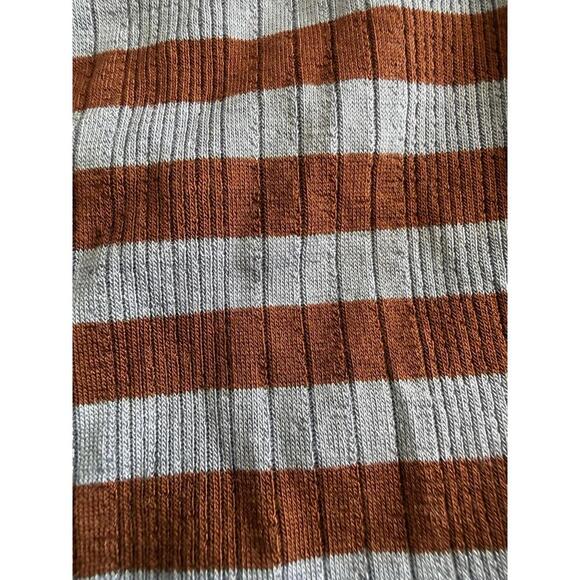 MWL Madewell Variegated Rib Crop Tank Small NWT Stripe Cosmic Violet - Picture 5 of 9